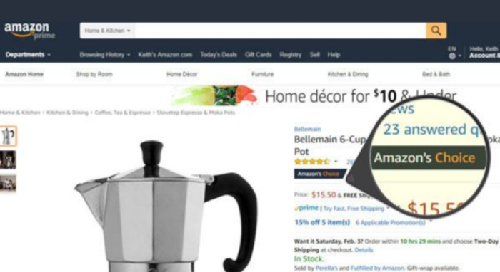 Amazon's Choice: qué es y cómo eligen los productos destacados - ¿Cómo nació Amazon's Choice?
