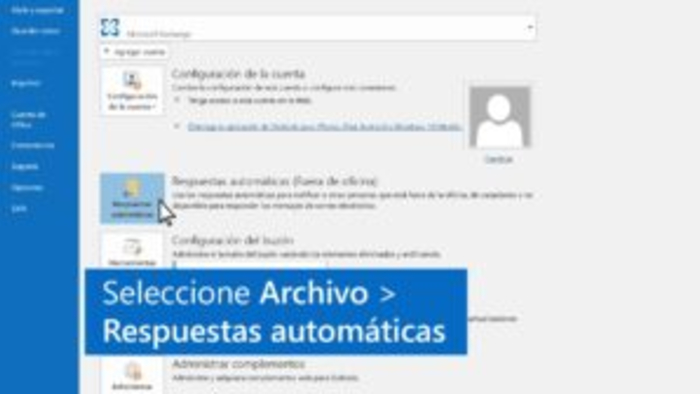Cómo configurar respuestas automáticas Outlook - Crear respuestas automáticas en Windows