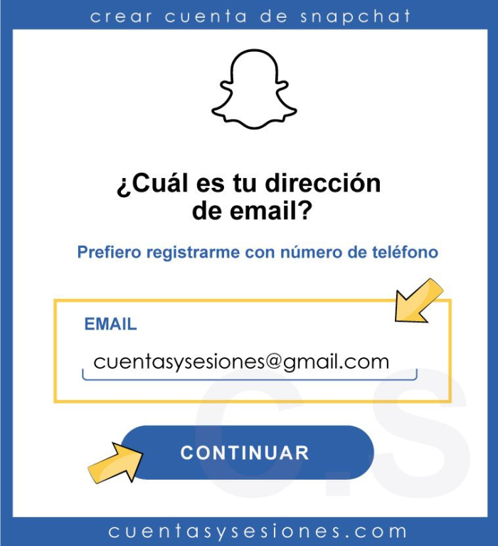 Cómo crear una cuenta o registrarse en Snapchat - Crear cuenta de Snapchat en Android / iOS