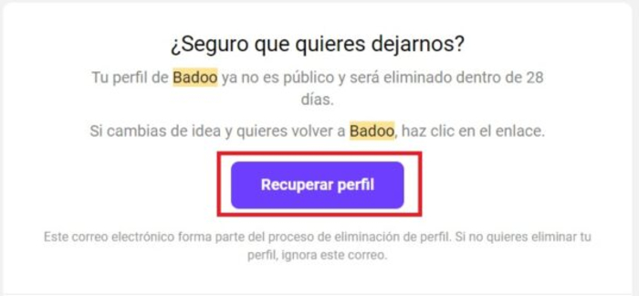 Cómo recuperar una cuenta de Badoo bloqueada - Recuperar cuenta de Badoo desde Android / iOS / PC