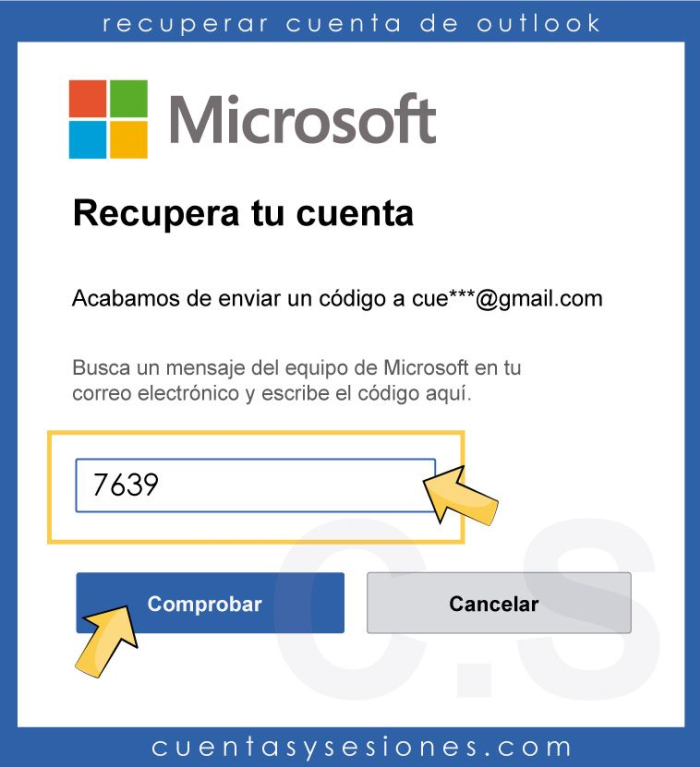 Cómo recuperar una cuenta de correo Outlook / Hotmail - Pasos para solicitar la revisión 