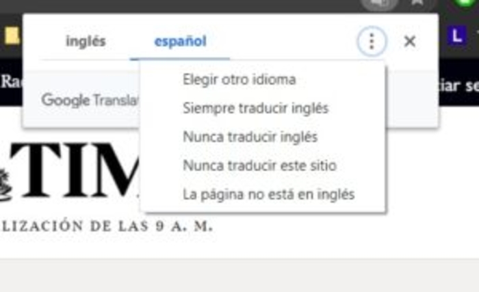 Cómo traducir una web con Google Chrome - Cómo traducir una web con Chrome desde el PC