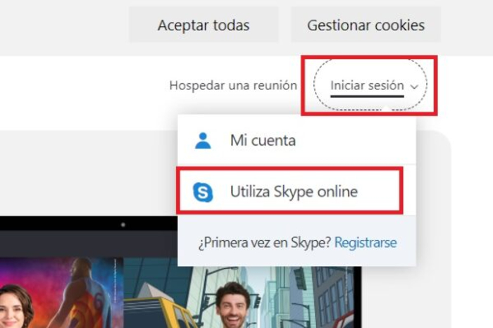 Iniciar sesión en Skype y entrar de forma segura - Iniciar sesión en Skype web desde un PC con Windows / MacOS 